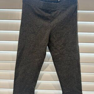 NWT Girls 3 (little kids) CROP Leggings- Soft Matte Gray
